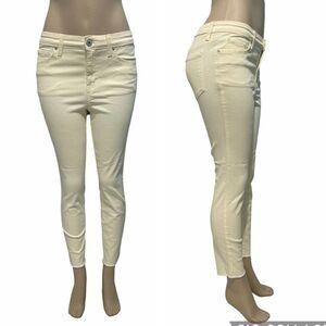 Style & Co Skinny Ankle Jeans High‎ French Butter 6